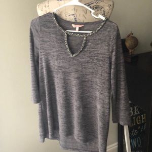 Juicy Couture hi low 3/4 sleeve shirt